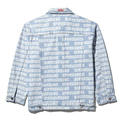 SPRAYGROUND SG LOGO DENIM JACKET LIGHT BLUE
