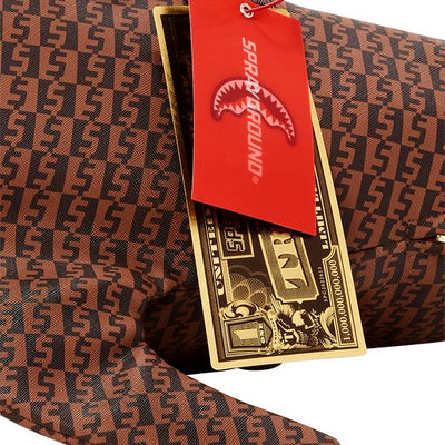 SPRAYGROUND INFINITI CHECK SHARK DUFFLE