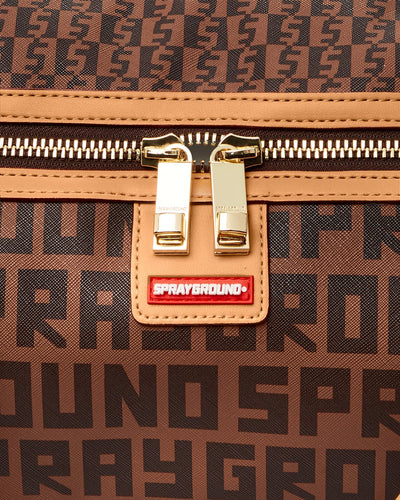 SPRAYGROUND SPLIT MONEY CHECK EMPEROR DUFFLE