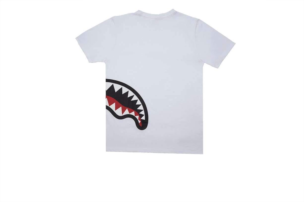 SPRAYGROUND Tshirt SHARK BY SIDE White