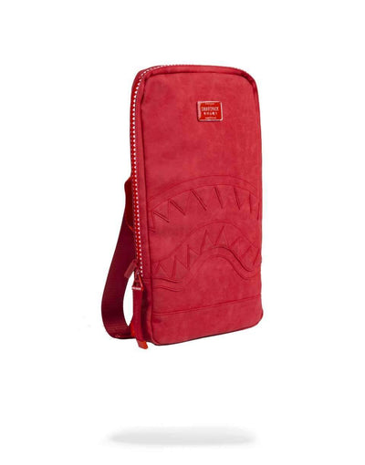 SPRAYGROUND LAPTOP BAG SHARK SMARTPACK (RED SEUEDE)