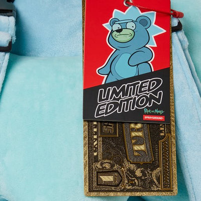 SPRAYGROUND RICK AND MORTY TEDDY BEAR