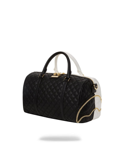 SPRAYGROUND SPLIT QUILT SHARK MINI DUFFLE