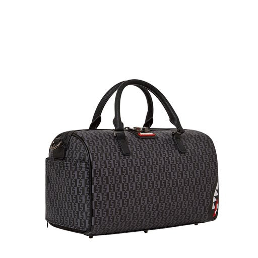 SPRAYGROUND MONEY CHECK GREY MINI DUFFLE