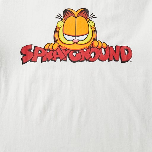 SPRAYGROUND GARFIELD SPRAYGROUND TSHIRT - WHITE