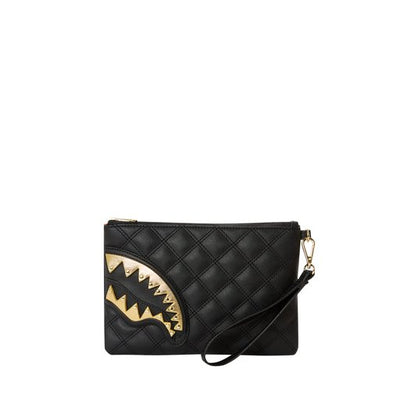 SPRAYGROUND BLACK MAMBA QUILTED CROSS OVER CLUTCH