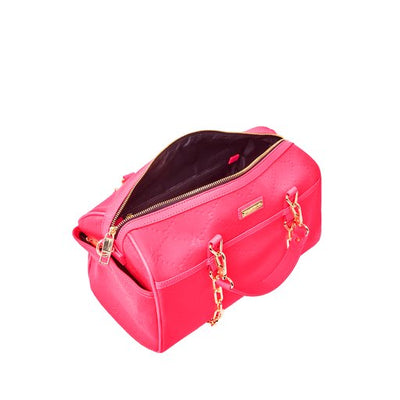 SPRAYGROUND PINK EMBOSSED DUFFLE
