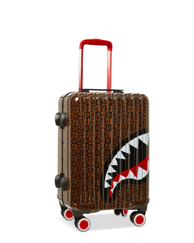 SPRAYGROUND SHARKS IN PARIS CHECK LARGE LUGGAGE FS