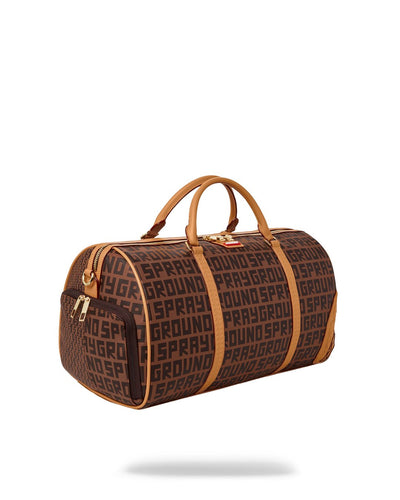 SPRAYGROUND SPLIT MONEY CHECK EMPEROR DUFFLE